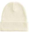BB830N B830N Beechfield Organic Cotton Original Heavyweight Cuffed Beanie Off White colour image